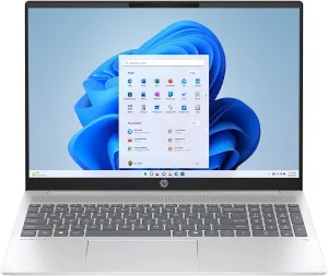 HP 2025 Laptop | OmniBook 5 | 16" 1920x1200 IPS | Intel-12 Core Ultra 7 255U | 16GB LPDDR5 | 4TB SSD | Windows 11 Home | Wi-Fi 6 - Bluetooth 5.4 - Backlit Keyboard - 1080p FHD Camera - Glacier Silver