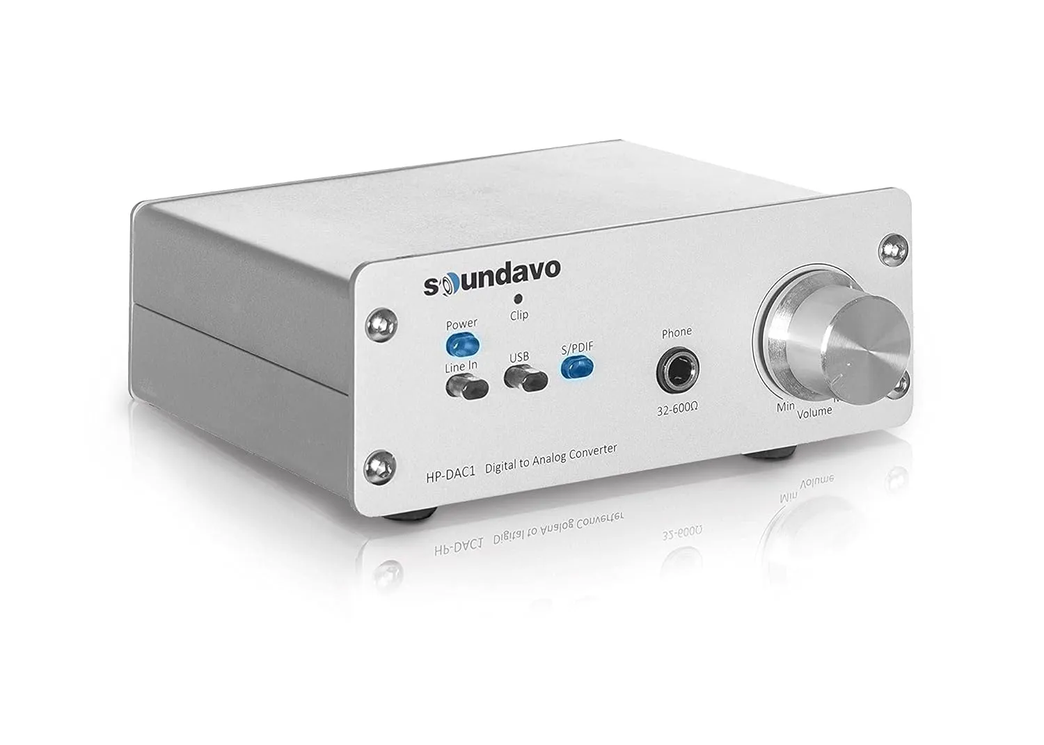 HP-DAC1 Digital to Analog Converter/Headphone Preamp DAC with S/PDIF, Line, USB Input for PC/Laptop