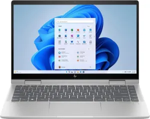 HP Envy 2-in-1 14" Full HD Touch-Screen Laptop, 8GB RAM, 512GB SSD, Intel Core i5 1335U, Intel Iris Xe Graphics, Fast Charge, Fingerprint, Backlit KB, Win11, Natural Silver, W/GaLiMu