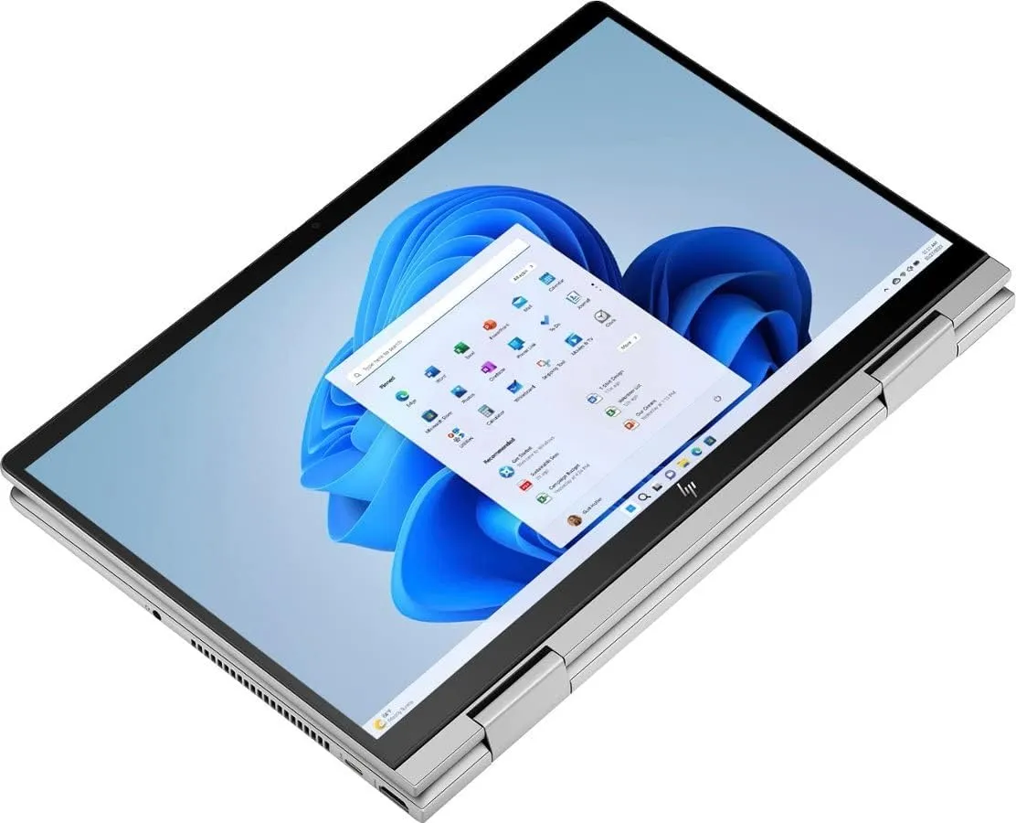 HP Envy 2-in-1 14" Full HD Touch-Screen Laptop, 8GB RAM, 512GB SSD, Intel Core i5 1335U, Intel Iris Xe Graphics, Fast Charge, Fingerprint, Backlit KB, Win11, Natural Silver, W/GaLiMu