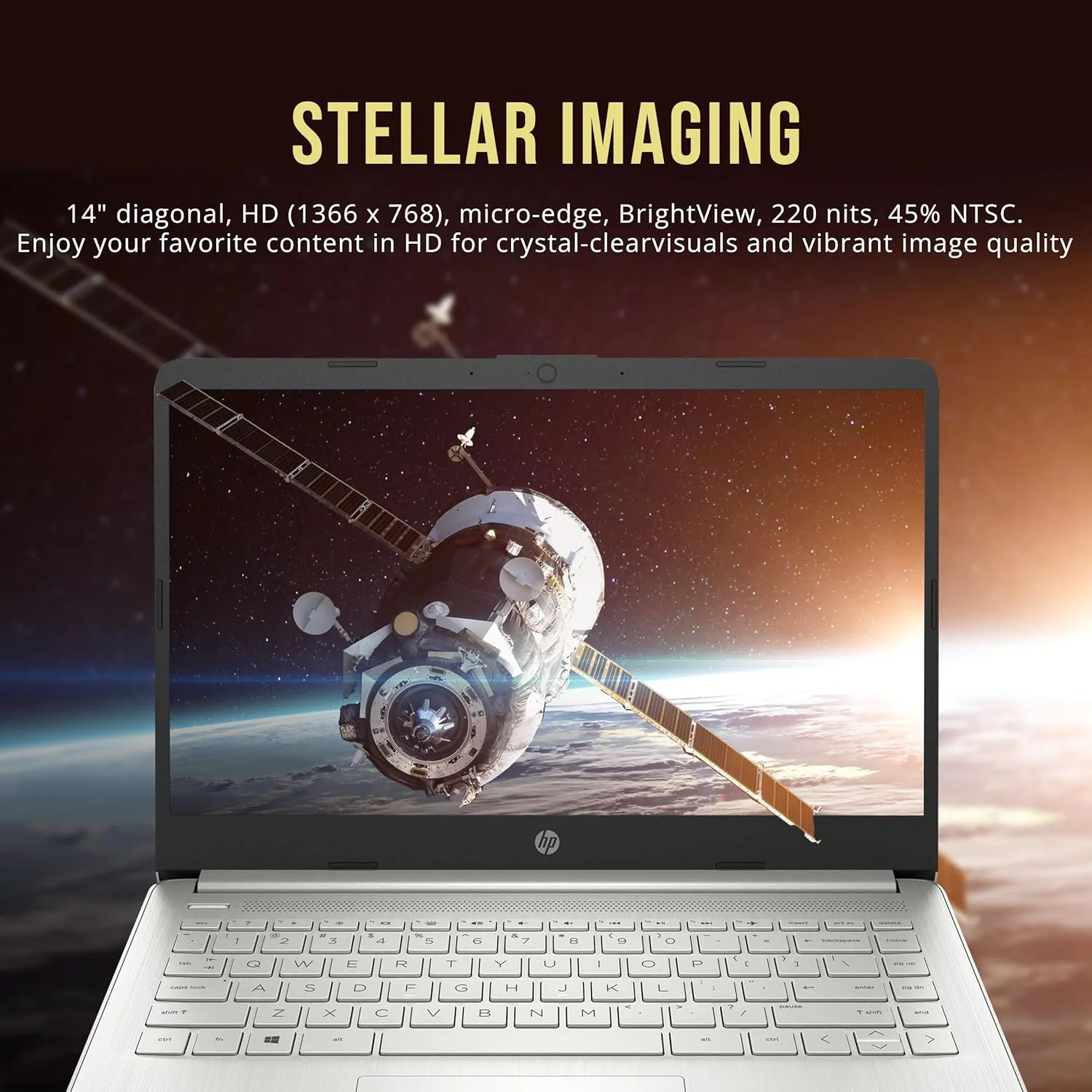 HP Stream 14" HD BrightView Laptop, Intel Pentium Silver N5030, 16GB RAM, 1TB PCIe SSD, Intel UHD Graphics, Fast Charge, Windows 11, Silver (Renewed)