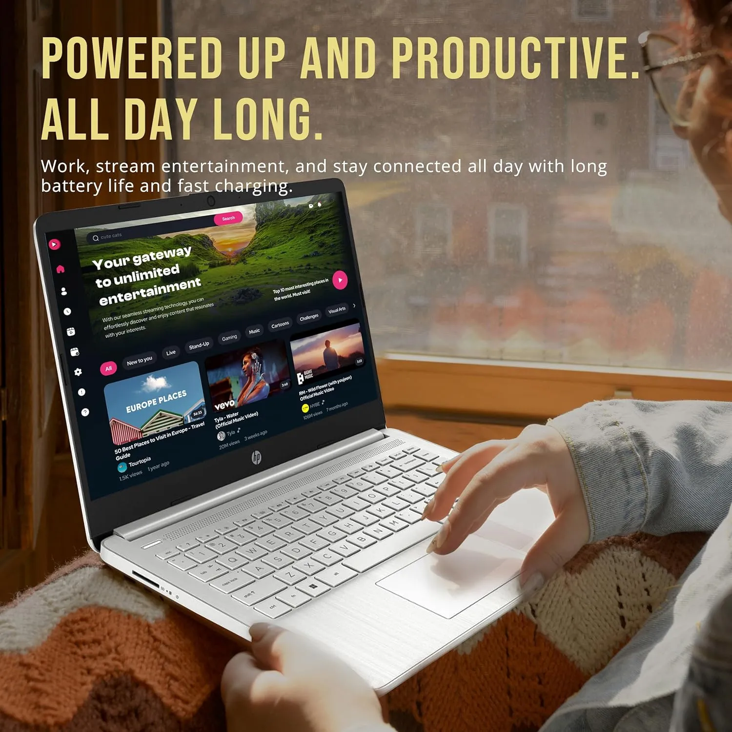 HP Stream 14" HD BrightView Laptop, Intel Pentium Silver N5030, 16GB RAM, 1TB PCIe SSD, Intel UHD Graphics, Fast Charge, Windows 11, Silver (Renewed)