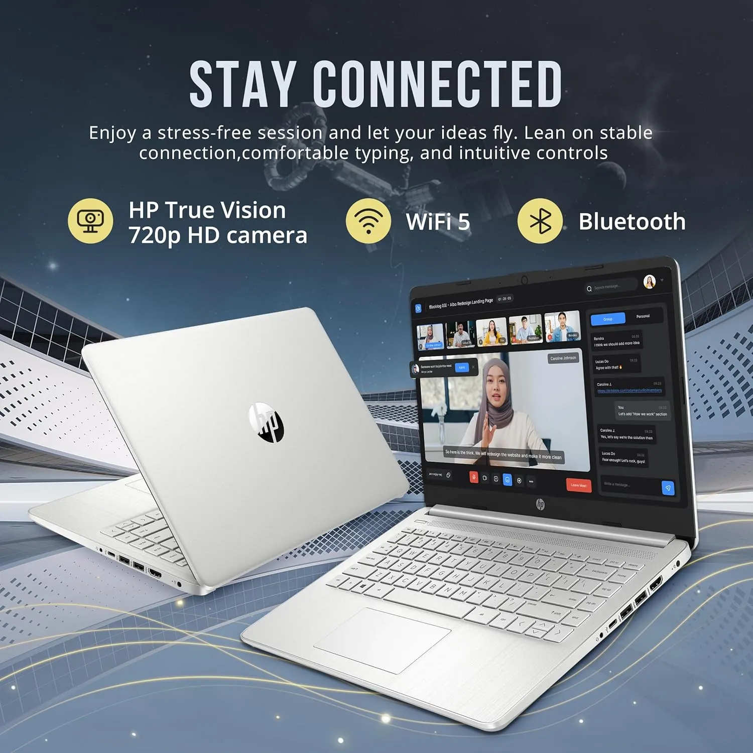 HP Stream 14" HD BrightView Laptop, Intel Pentium Silver N5030, 16GB RAM, 1TB PCIe SSD, Intel UHD Graphics, Fast Charge, Windows 11, Silver (Renewed)