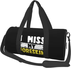 I Miss My Foreskin Duffel Bag Gym Bag Travel Sports Tote Large Foldable Beach Swim Yoga0
