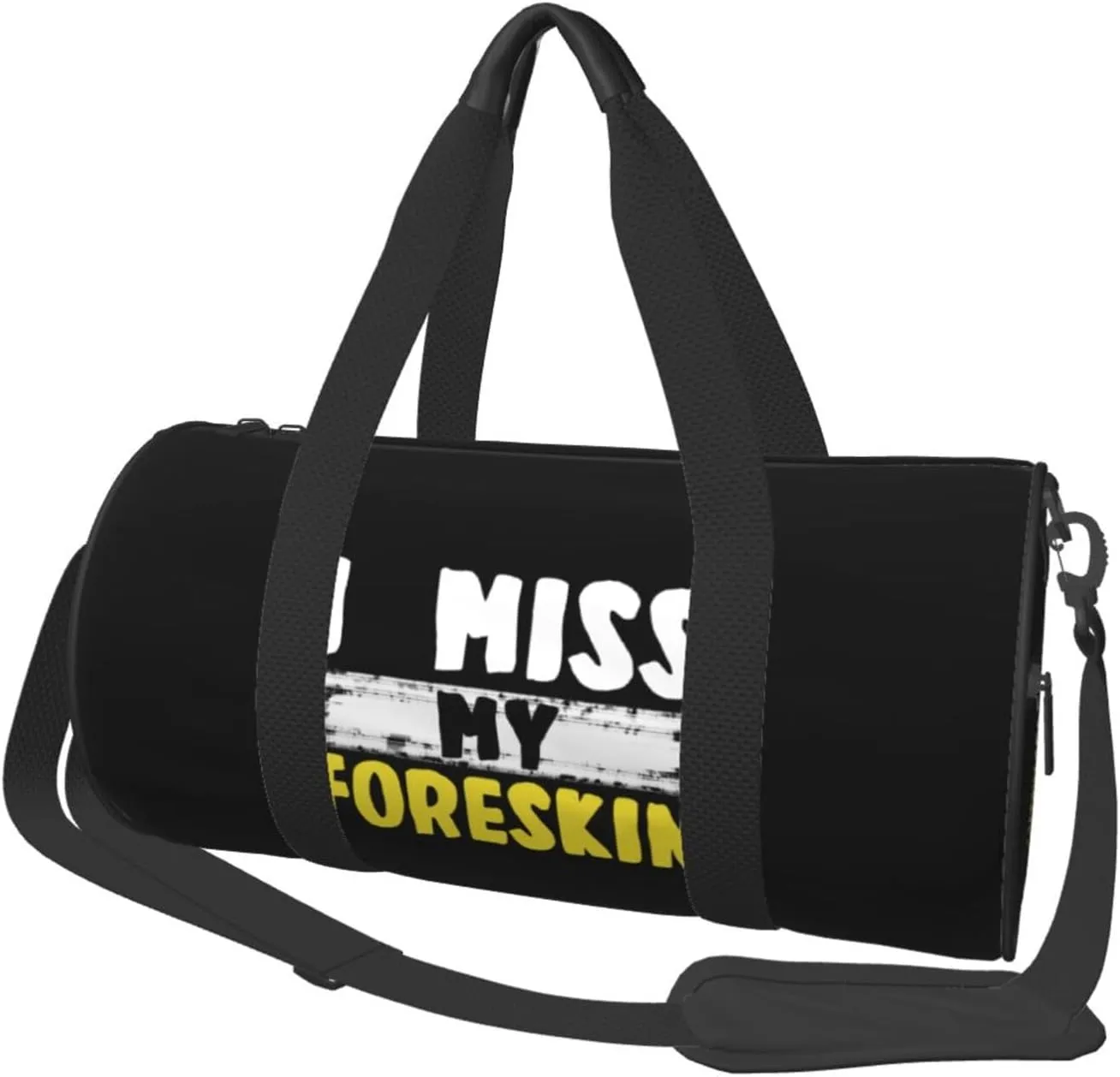 I Miss My Foreskin Duffel Bag Gym Bag Travel Sports Tote Large Foldable Beach Swim Yoga0