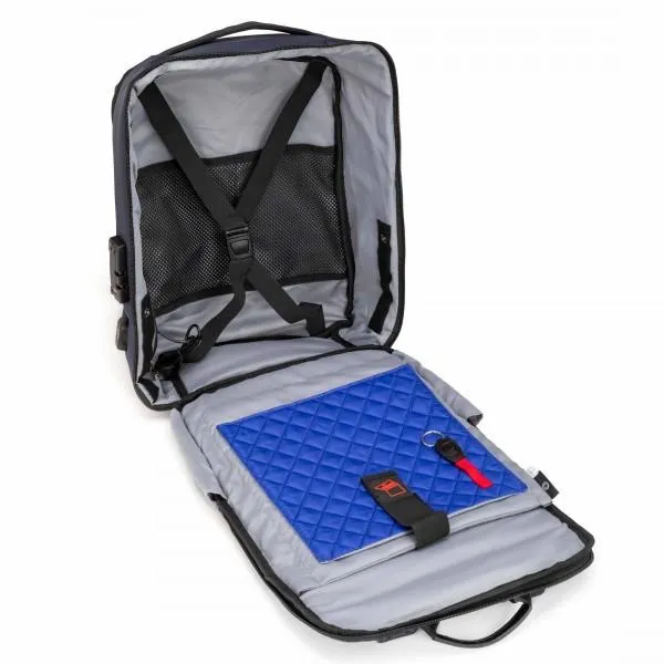 i-stay 15.6” Anti-theft Laptop - Tablet Overnight Backpack - Navy
