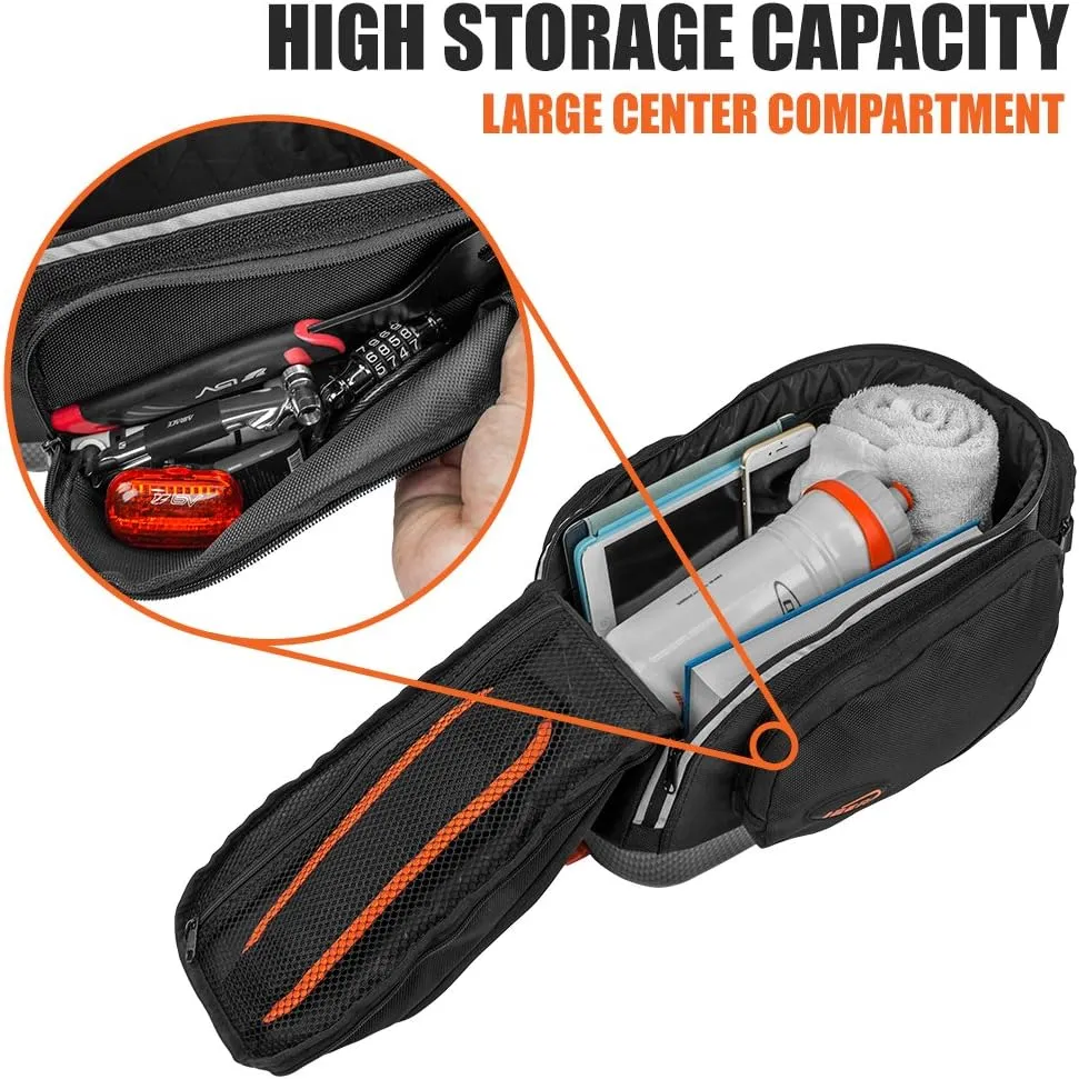 Ibera PakRak Bicycle Seat Post Commuter Rack and Quick-Release Bag