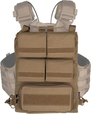 IDOGEAR Tactical Pouches Zip-on Panel Pouch Military Vest Accessory Bag for JPC 2.0 AVS CPC Vest