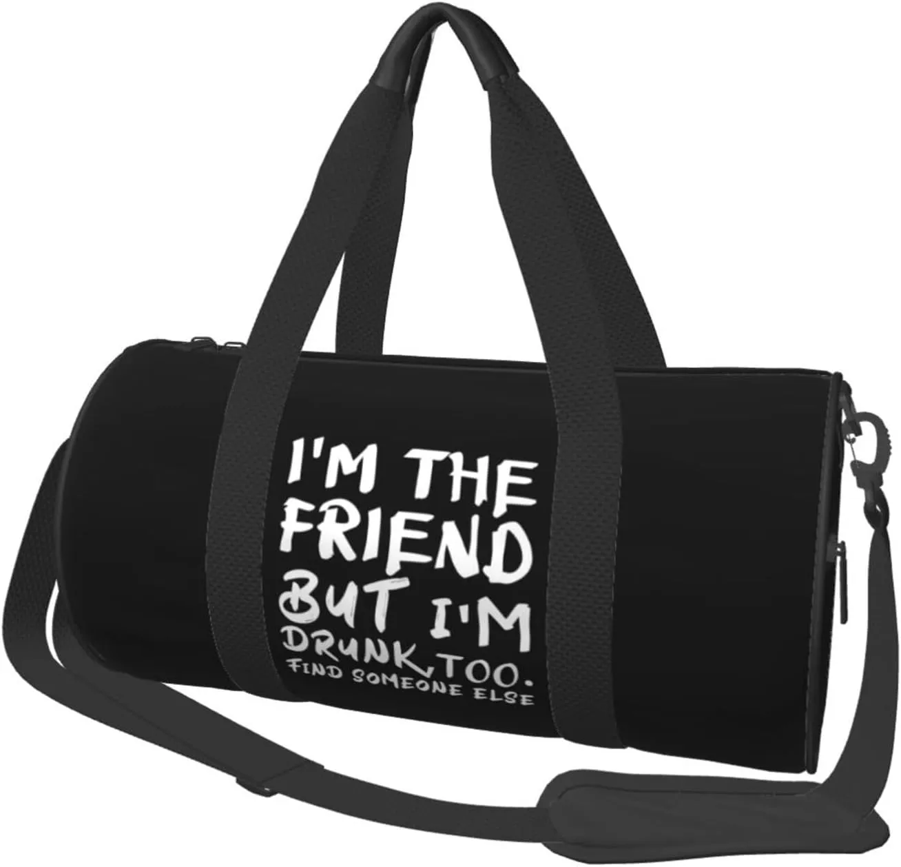 If Found Drunk Please Return To Friend Duffel Bag Gym Bag Travel Sports Tote Large Foldable Beach Swim Yoga1
