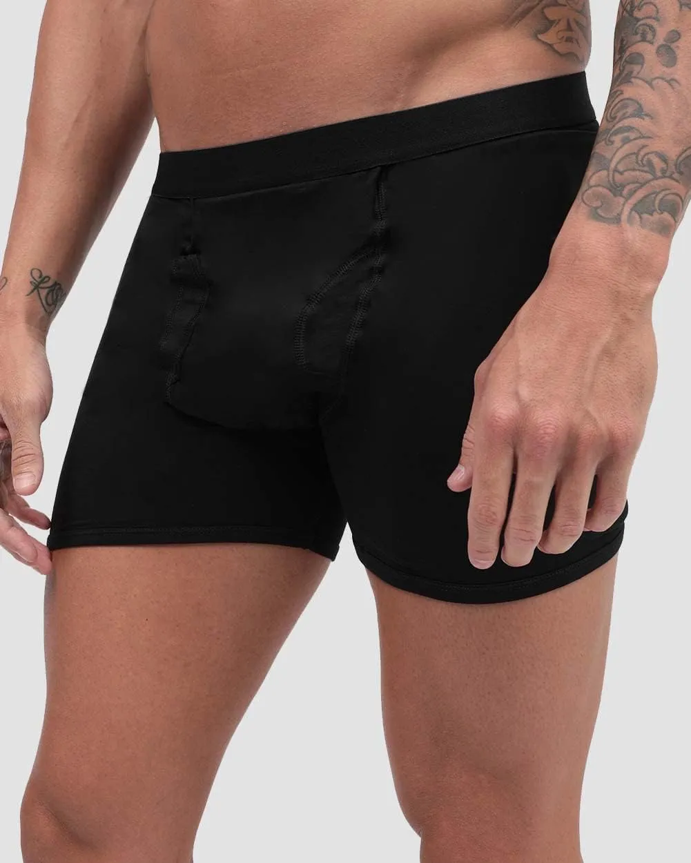iHeartRaves Men's Anti-Theft Pocket Boxer Briefs - Pickpocket Proof Travel Underwear S - 2XL