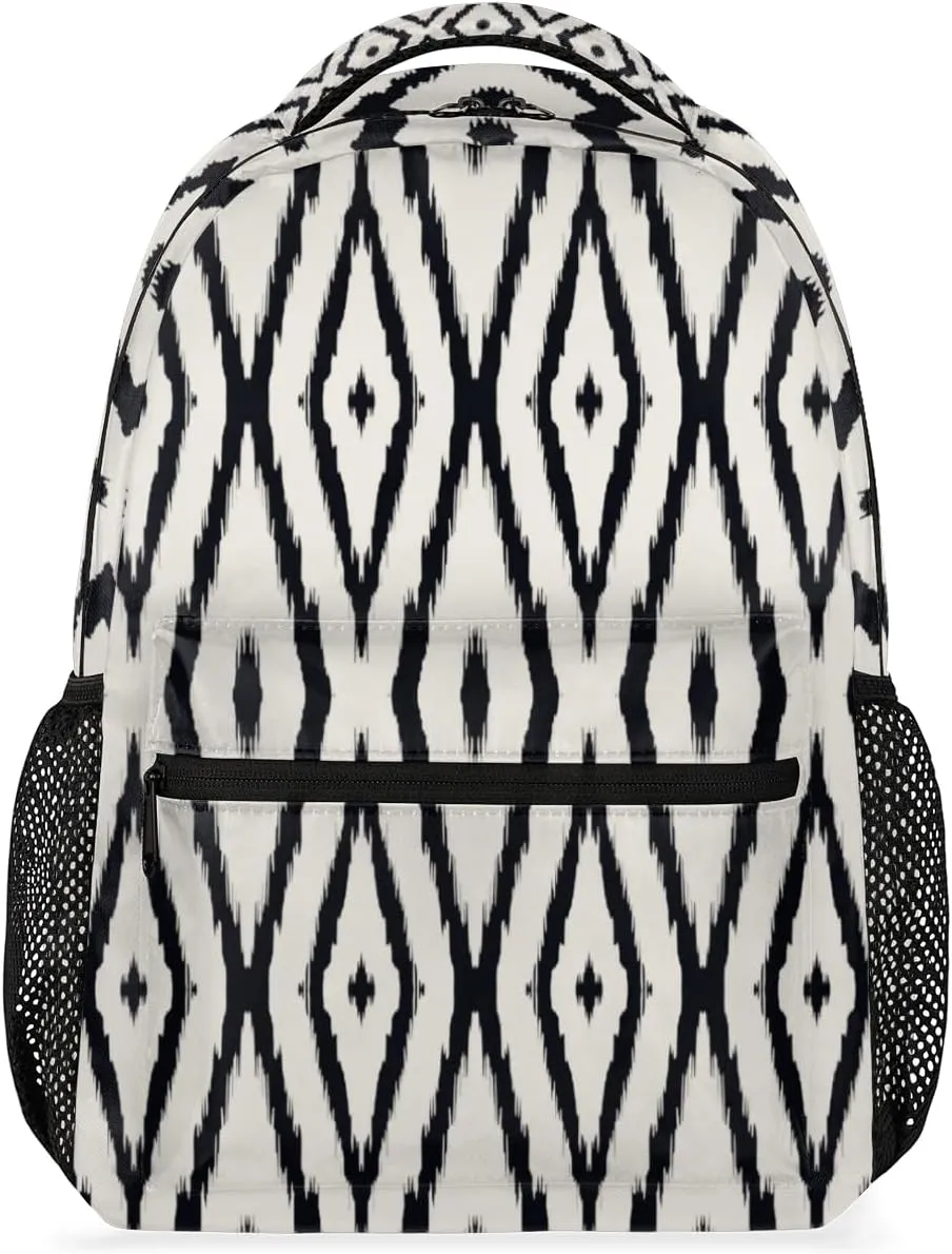 Illusory Geometrics Travel Laptop Backpacks Lightweight Travel Hiking Camping Casual Daypack Backpack for Men Women Adults