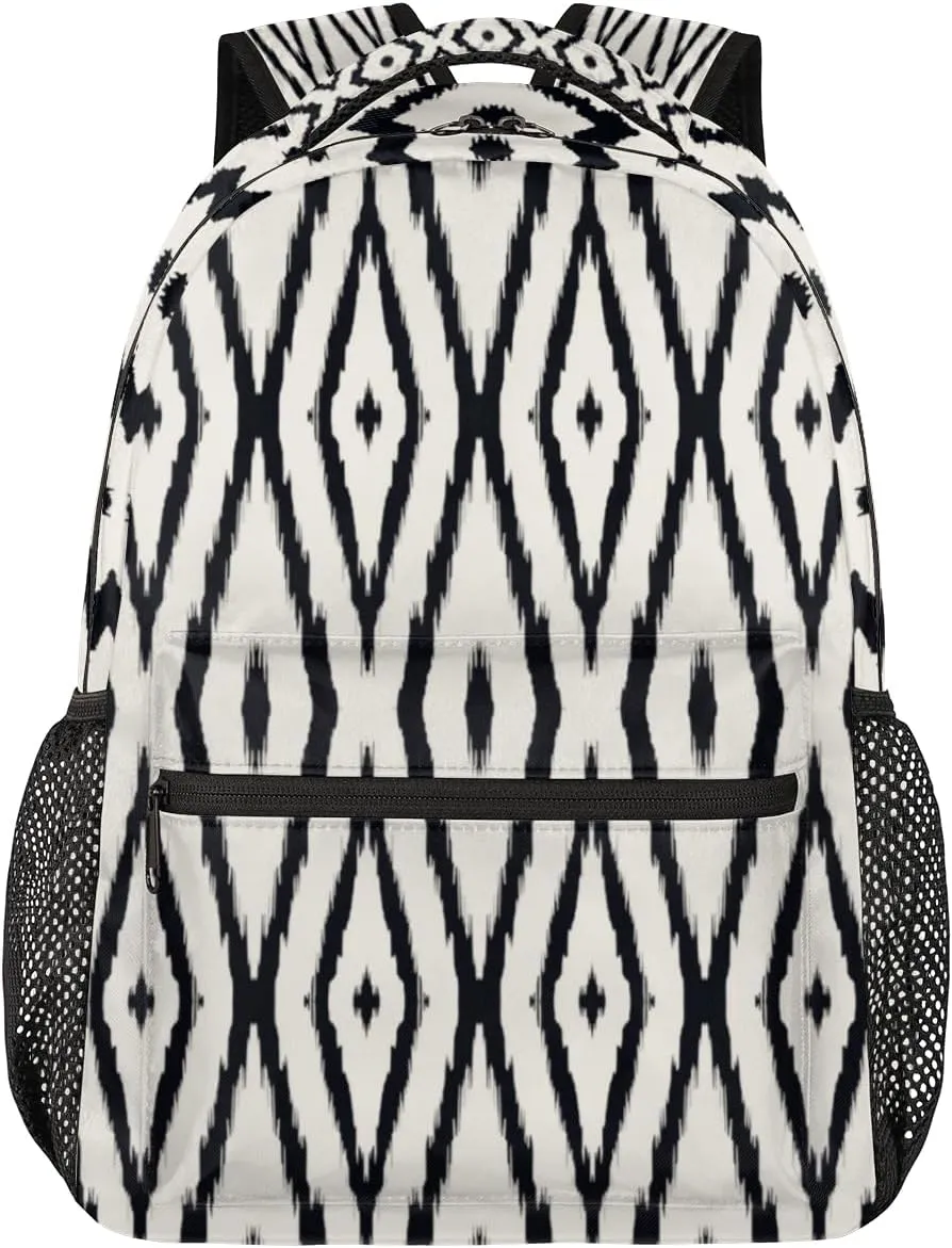 Illusory Geometrics Travel Laptop Backpacks Lightweight Travel Hiking Camping Casual Daypack Backpack for Men Women Adults