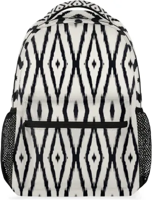 Illusory Geometrics Travel Laptop Backpacks Lightweight Travel Hiking Camping Casual Daypack Backpack for Men Women Adults