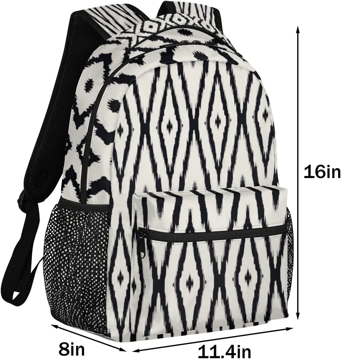 Illusory Geometrics Travel Laptop Backpacks Lightweight Travel Hiking Camping Casual Daypack Backpack for Men Women Adults