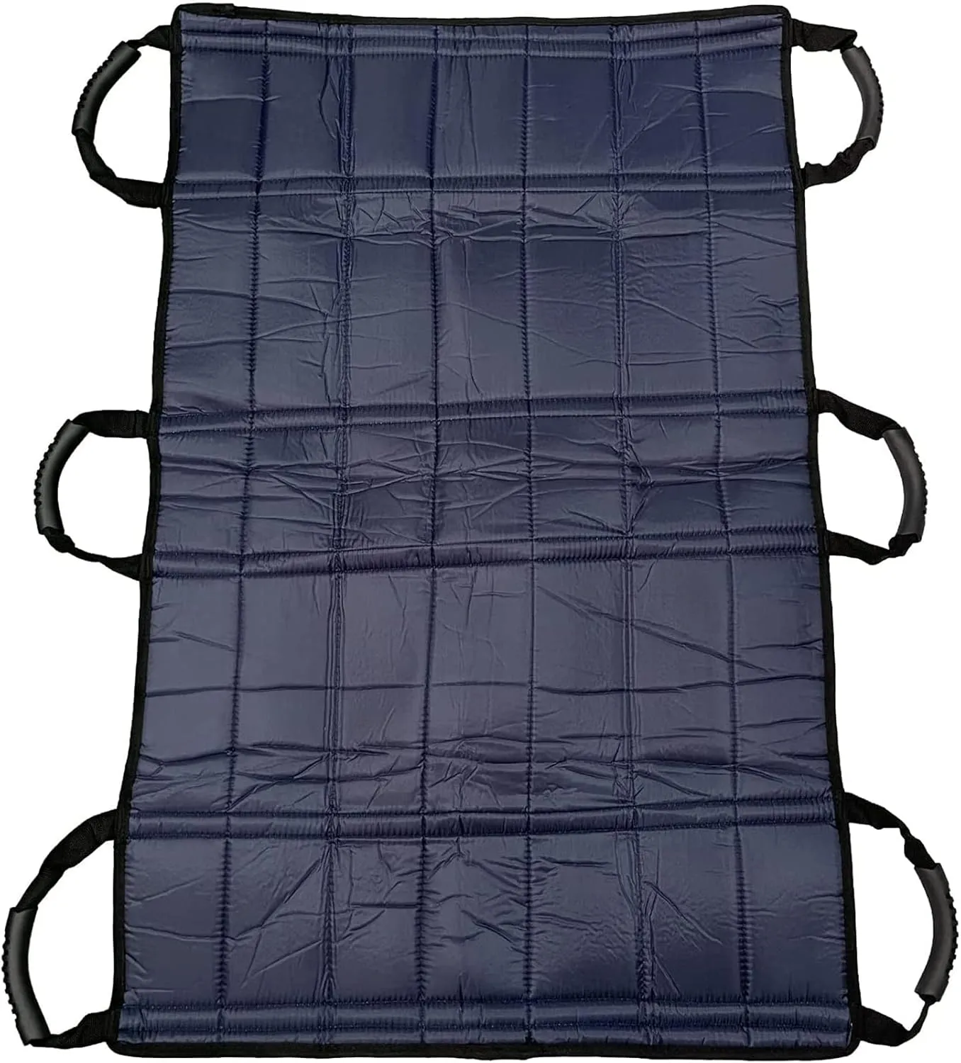 IOCCIOBB Positioning Bed Pad with 6 Handles, Transfer Board Elderly Lifting Devices Draw Sheets Sling Transfer Belt with Handles Reusable