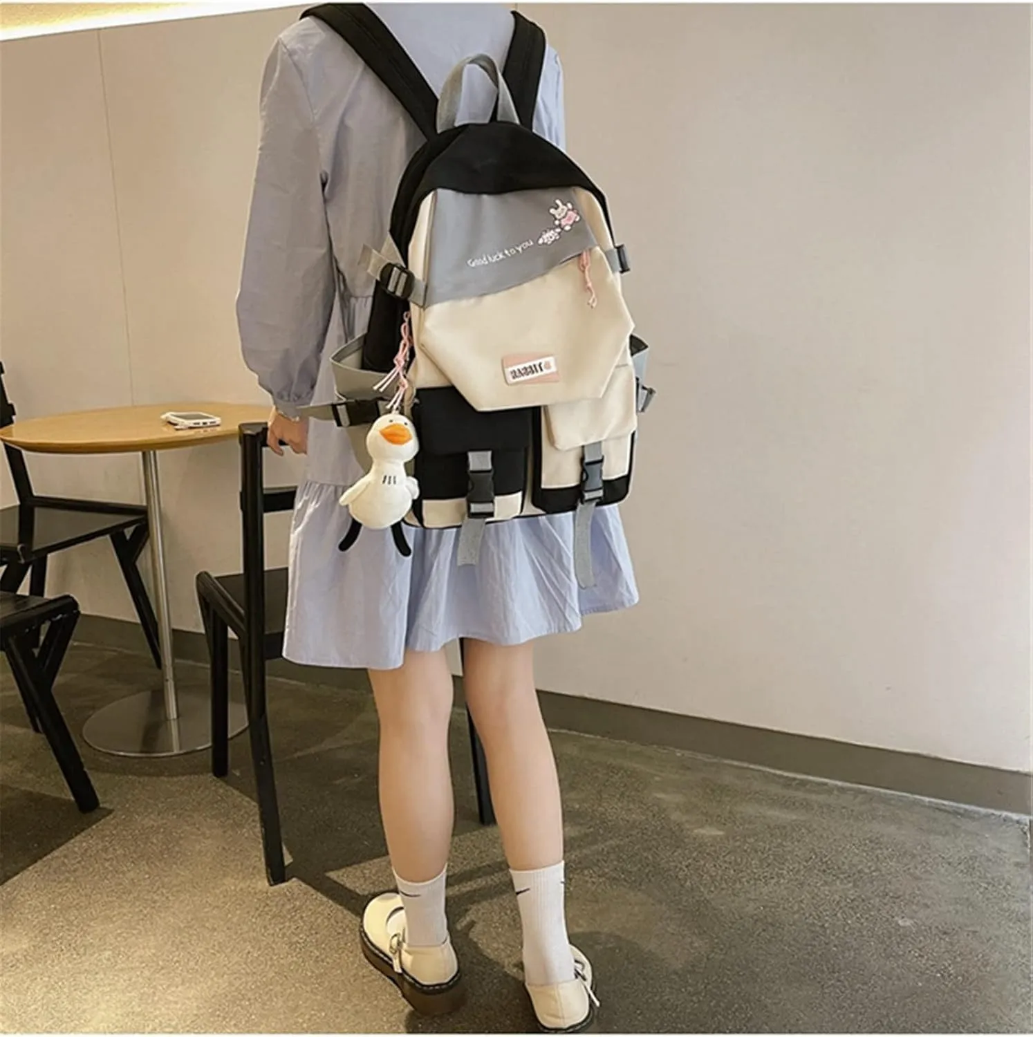 ISaikoy Anime Chiikawa Backpack Hachiware Bookbag Daypack Satchel School Bag Shoulder Bag 26