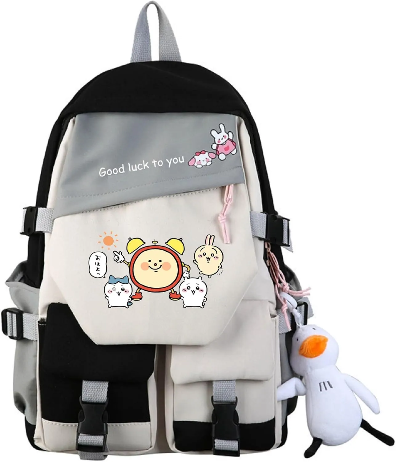 ISaikoy Anime Chiikawa Backpack Hachiware Bookbag Daypack Satchel School Bag Shoulder Bag 26