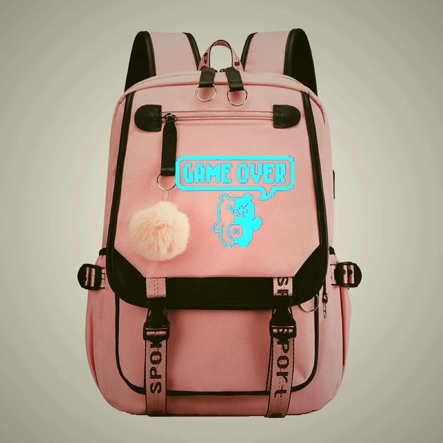 Isaikoy Anime Trigger Happy Havoc Backpack Satchel Bookbag Daypack School Bag Shoulder Bag color73