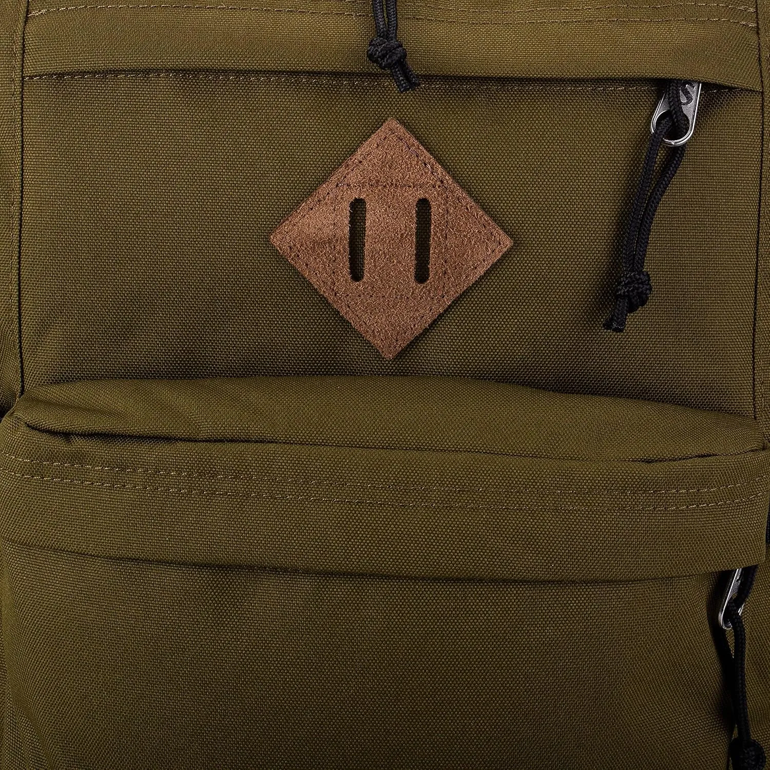 JanSport Main Campus Backpack - Travel or Work backpack w 15-Inch Laptop Sleeve and Dual Water Bottle Pockets, Army Green