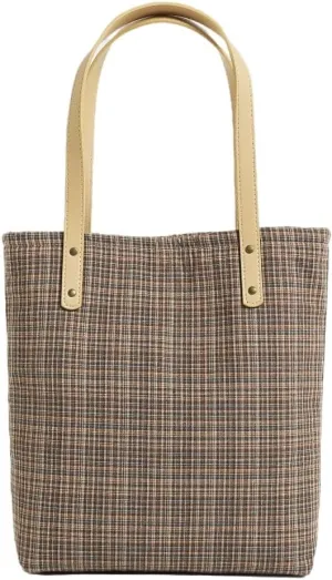 Jeelow Floral Cotton Canvas Tote Handbag with Vegan Leather Handles for Women - Lightweight Shoulder Bag Purse Snap Closure