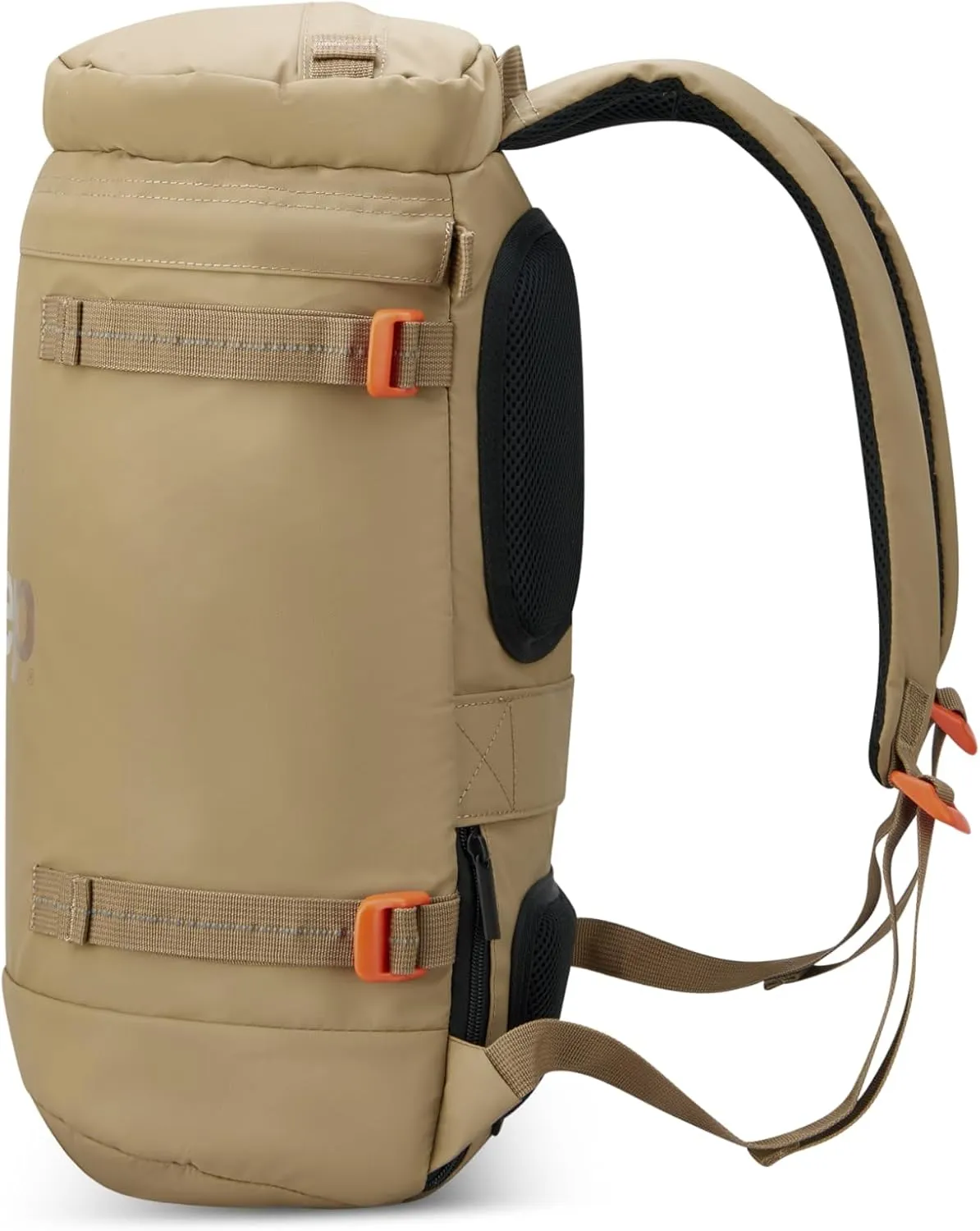 Jeep JS013C Cylindrical Travel Backpack, Warm Sand, 17" Laptop