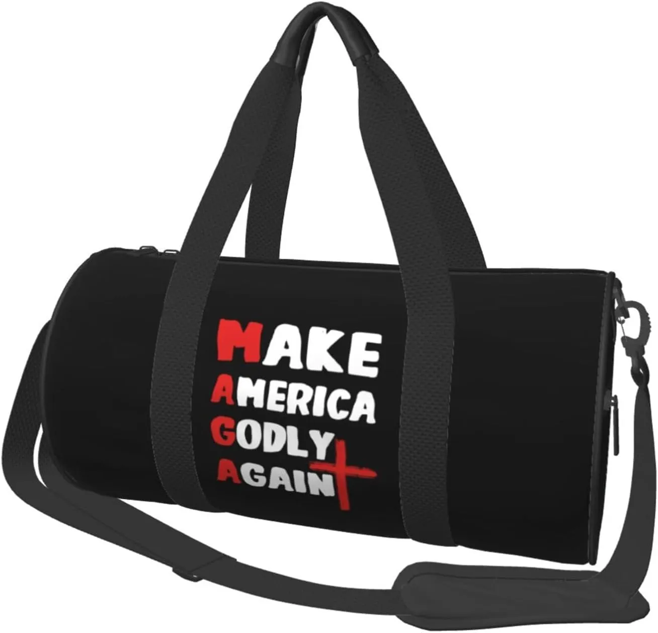 Jesus Make America Godly Again Duffel Bag Gym Bag Travel Sports Tote Large Foldable Beach Swim Yoga8