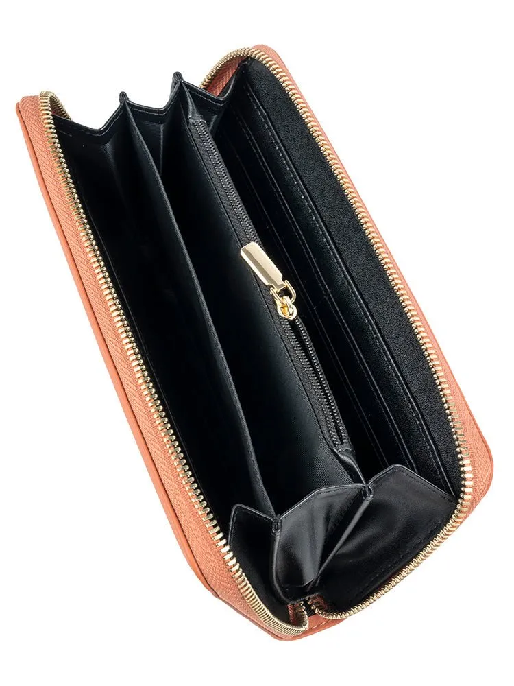 Jo Borkett Zip Around Purse | Tan