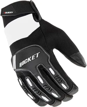 Joe Rocket Velocity 3.0 Glv Wt/Bk Lg
