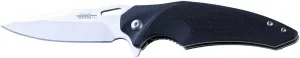 Joker JKR10011 Bearing Assisted Opening Knife, G10 / Carbon Fiber Handle in Black and 3,2 in. D2 Steel Blade, Overall Length 7,59 in. Tool for fishing, hunting, camping and hiking.