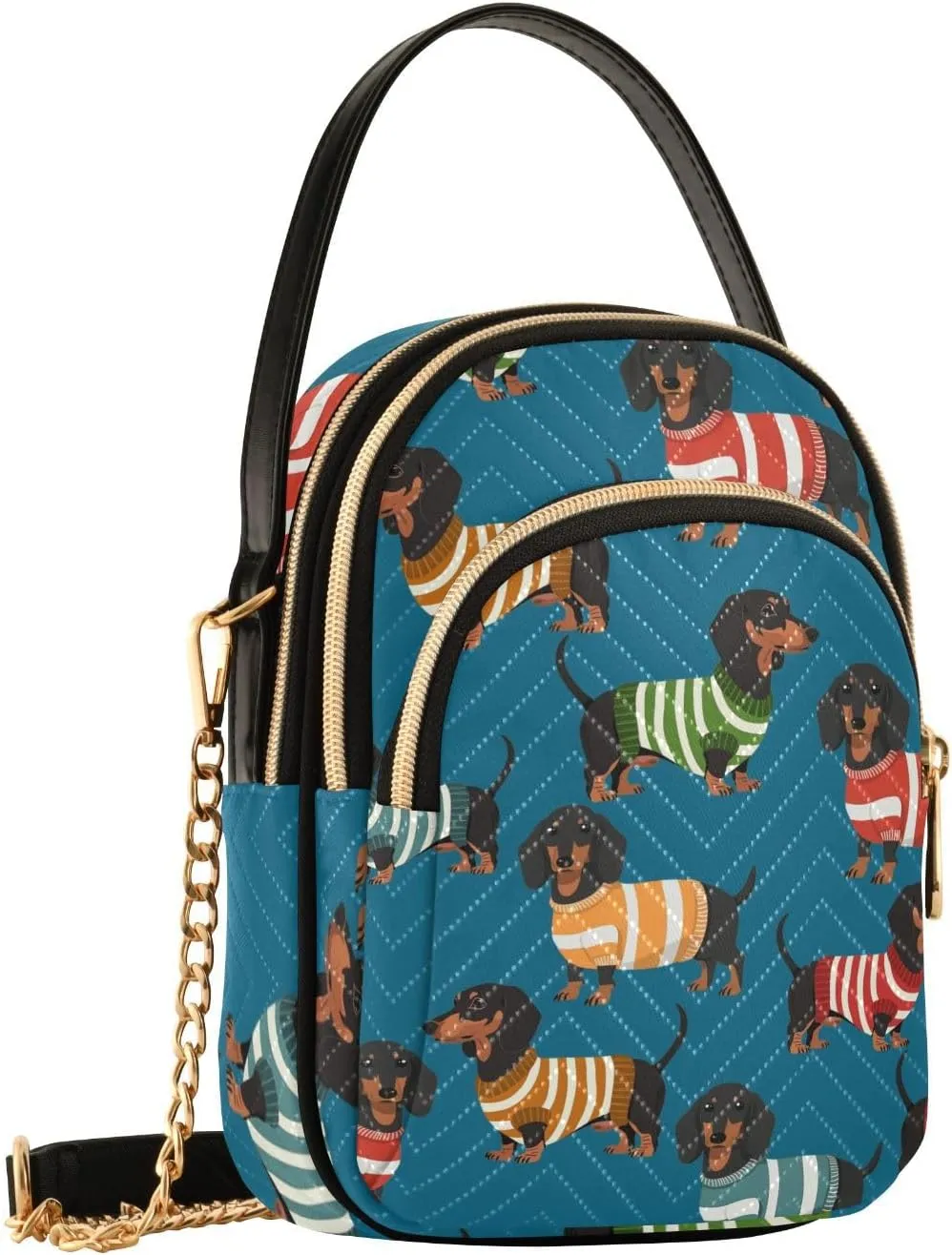 Joko Ivery Multi Pockets Crossbody Bags for Women Zip Cell Phone Purse Wallet Bag with Detachable Shoulder Strap for Girls