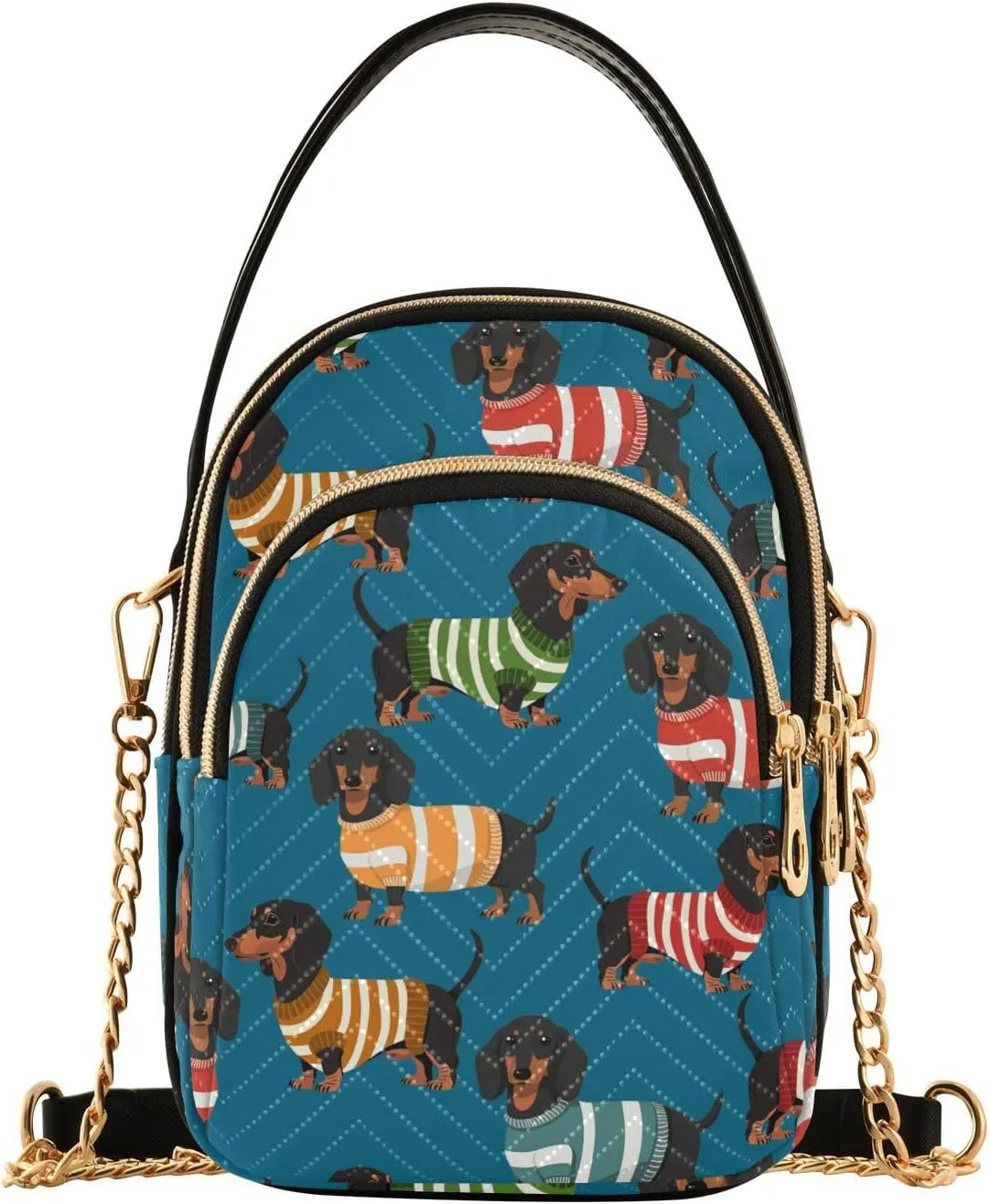 Joko Ivery Multi Pockets Crossbody Bags for Women Zip Cell Phone Purse Wallet Bag with Detachable Shoulder Strap for Girls