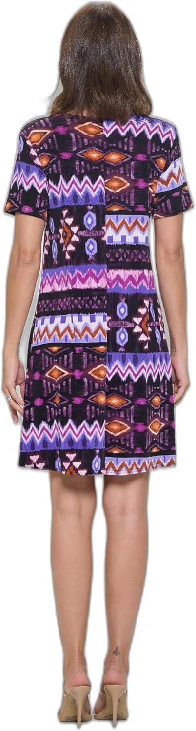 Jostar BNS Missy Dress Short Sleeve Print-7004BN-SRP1-W407