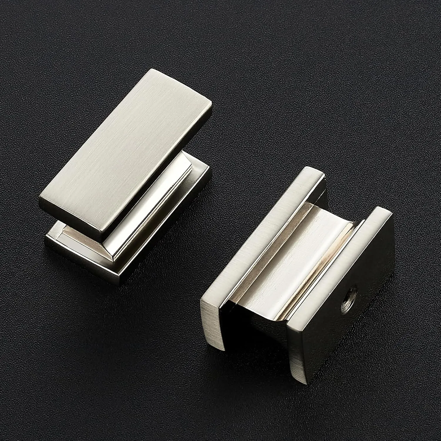 JOY DECOR 10 Pack Brushed Nickel Cabinet Knobs Kitchen Handles for Cabinets Single Hole Kitchen Cabinet Door Handles Cabinet Pulls Silver for Kitchen Cabinets and Dresser Drawers