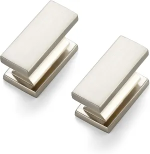 JOY DECOR 10 Pack Brushed Nickel Cabinet Knobs Kitchen Handles for Cabinets Single Hole Kitchen Cabinet Door Handles Cabinet Pulls Silver for Kitchen Cabinets and Dresser Drawers