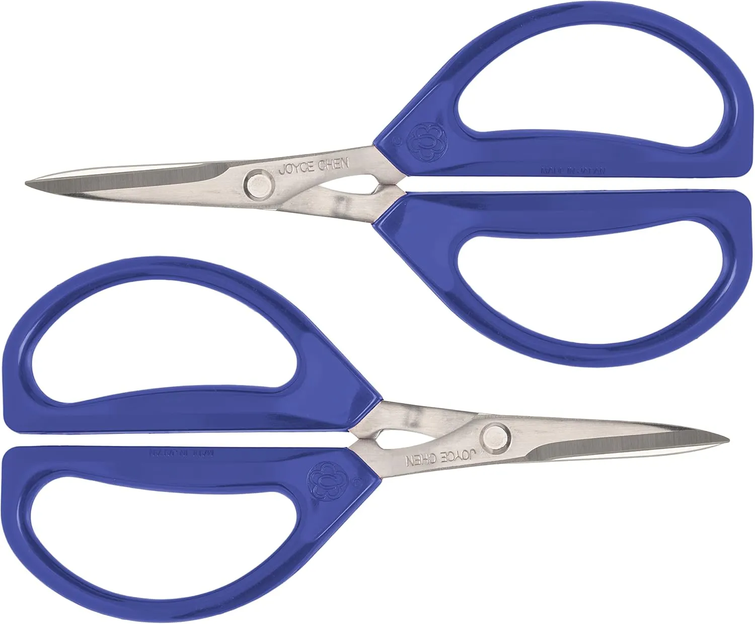 Joyce Chen Original Unlimited Kitchen Scissors All Purpose Kitchen Shears With Comfortable Handles, Blue, 2 Pack