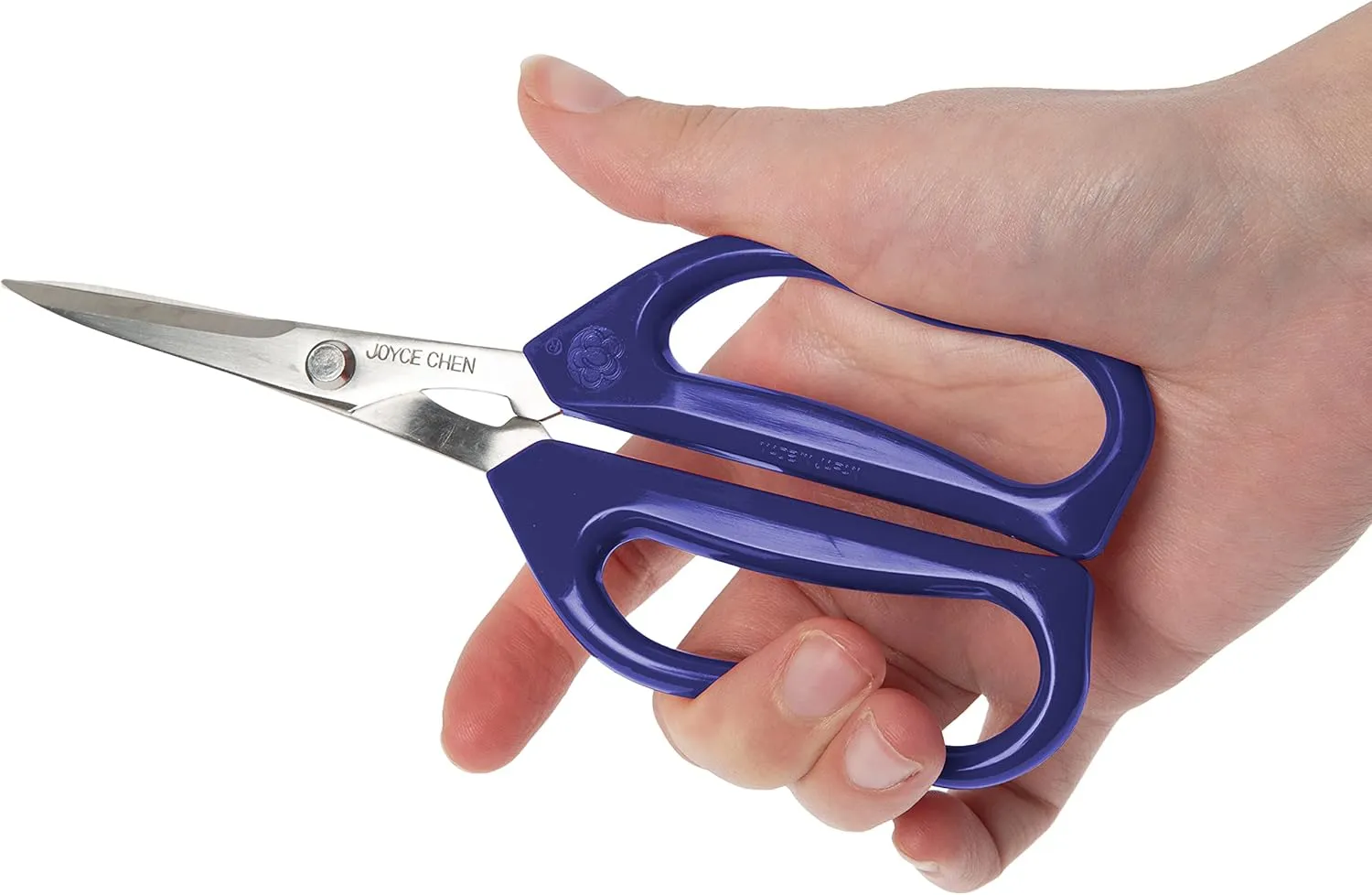 Joyce Chen Original Unlimited Kitchen Scissors All Purpose Kitchen Shears With Comfortable Handles, Blue, 2 Pack
