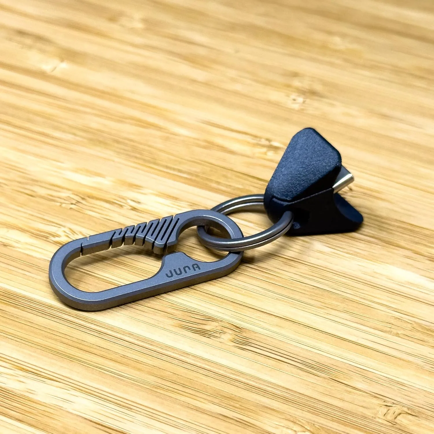 Jura Anchor for All Apple AirPods - Titanium Carabiner - Black Carbon Fiber Anchor -Lightning & USB-C
