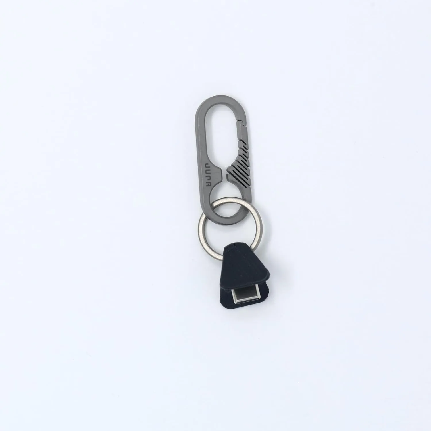 Jura Anchor for All Apple AirPods - Titanium Carabiner - Black Carbon Fiber Anchor -Lightning & USB-C