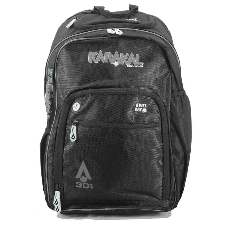Karakal Pro Tour 30 2.1 Tennis Backpack - Black / White