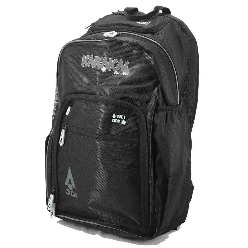 Karakal Pro Tour 30 2.1 Tennis Backpack - Black / White