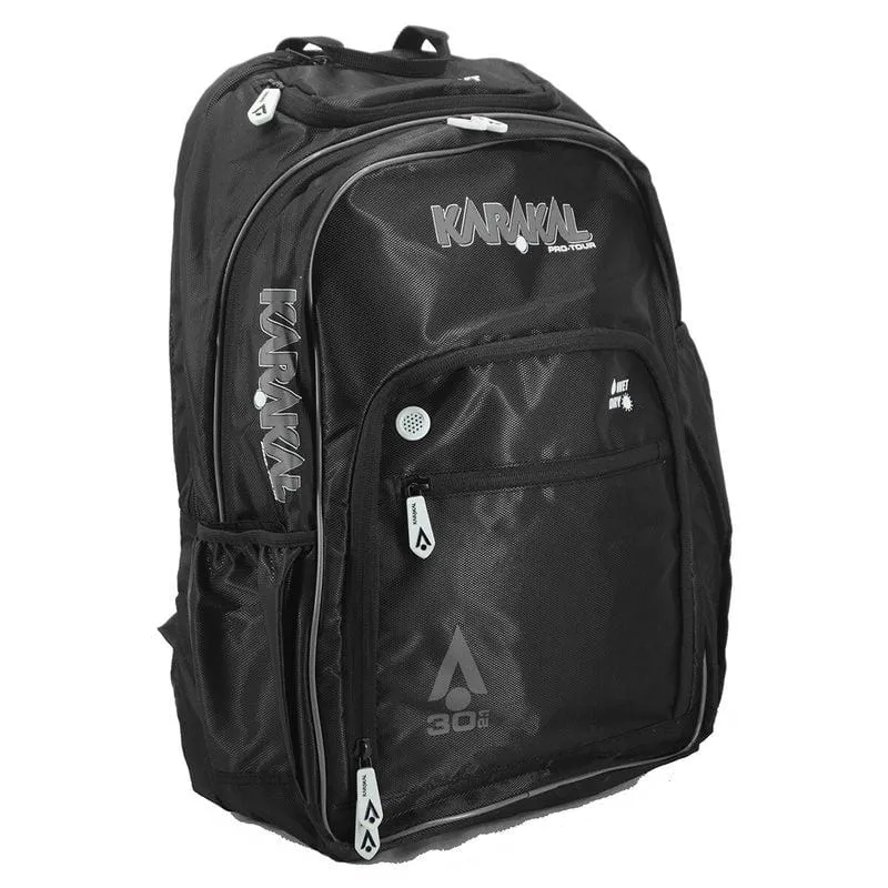 Karakal Pro Tour 30 2.1 Tennis Backpack - Black / White