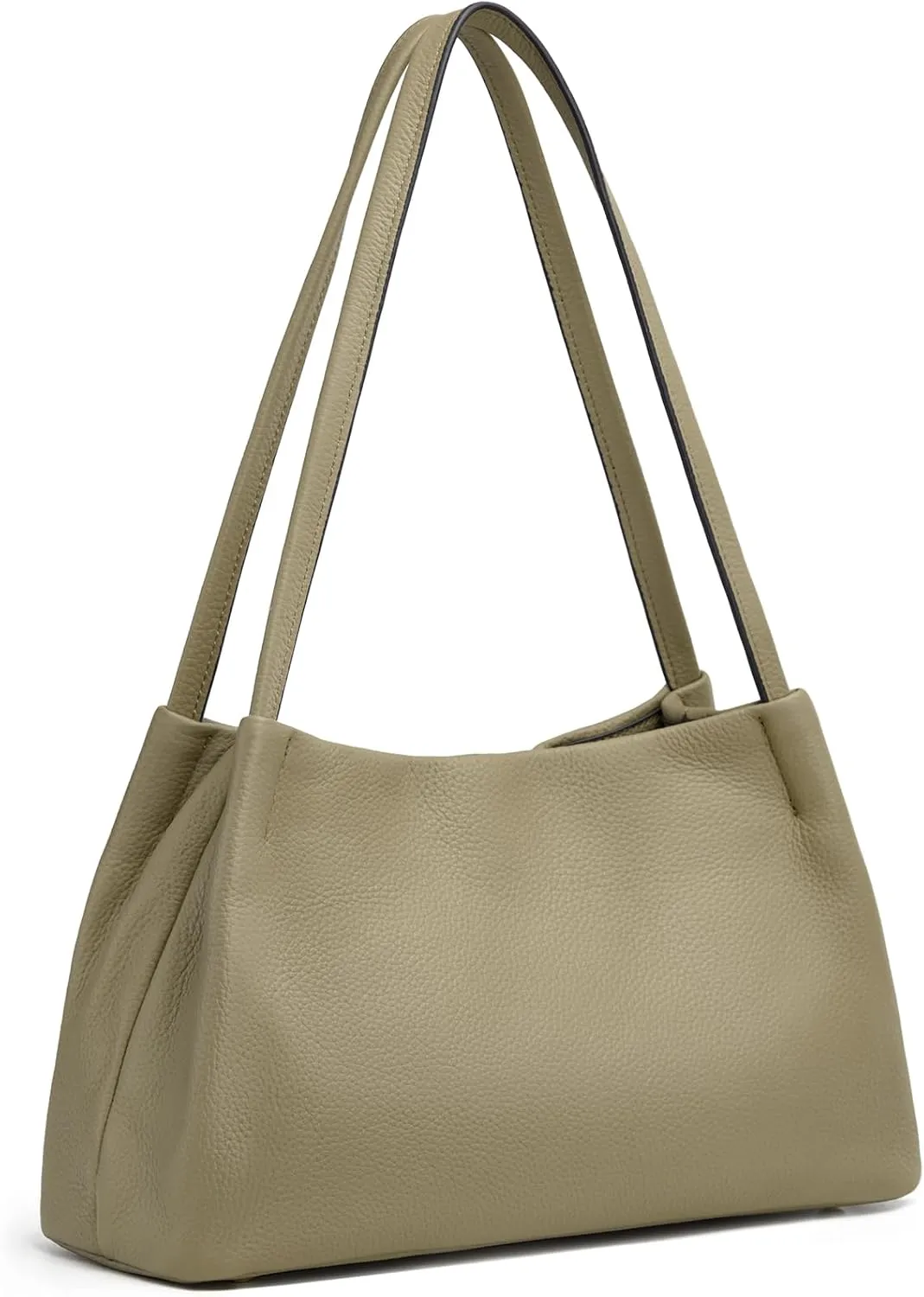 Kattee Leather Purses and Handbags for Women, Soft Genuine Leather Shoulder Hobo Bags with Top Magnetic Snap Closure