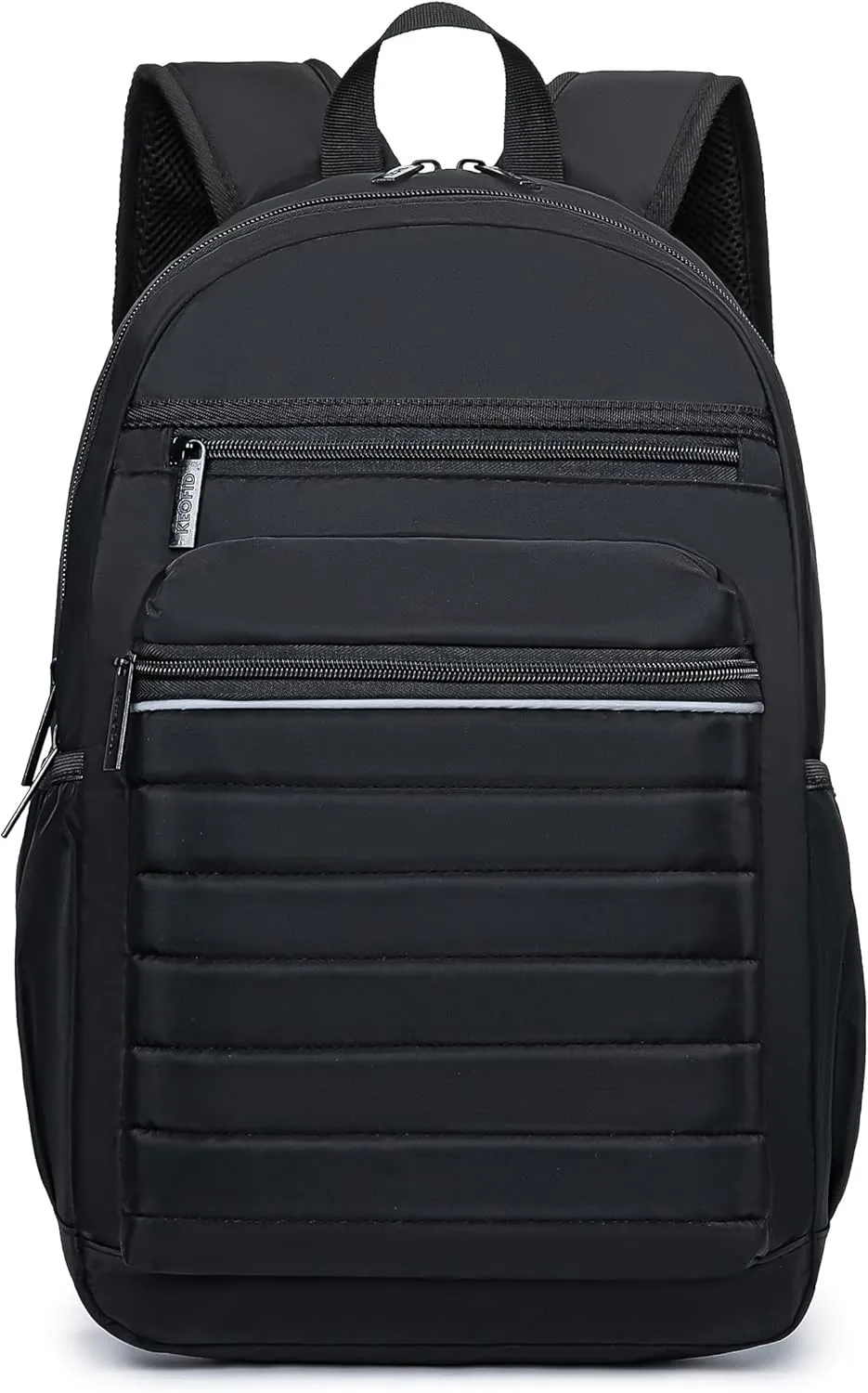 KEOFID Travel Backpack for Men and Women Carry-On, Backpack Purse for Women, Anti-Theft Womens backpacks, Casual Back pack for College(Carbon Black)