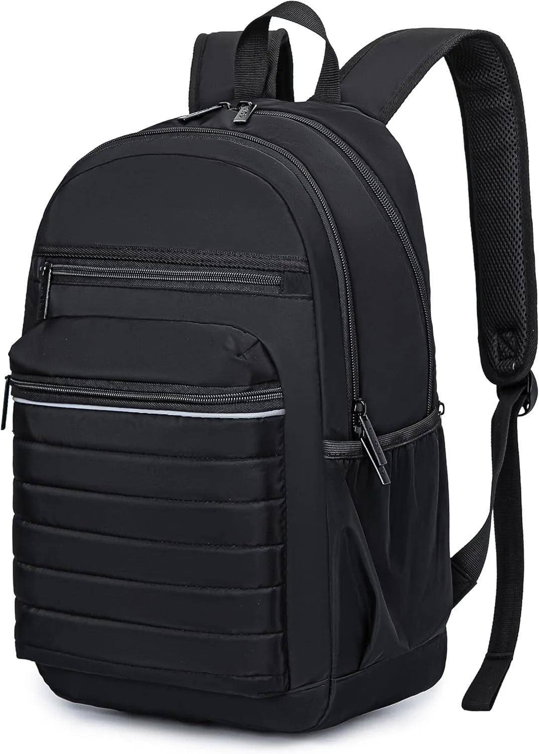 KEOFID Travel Backpack for Men and Women Carry-On, Backpack Purse for Women, Anti-Theft Womens backpacks, Casual Back pack for College(Carbon Black)