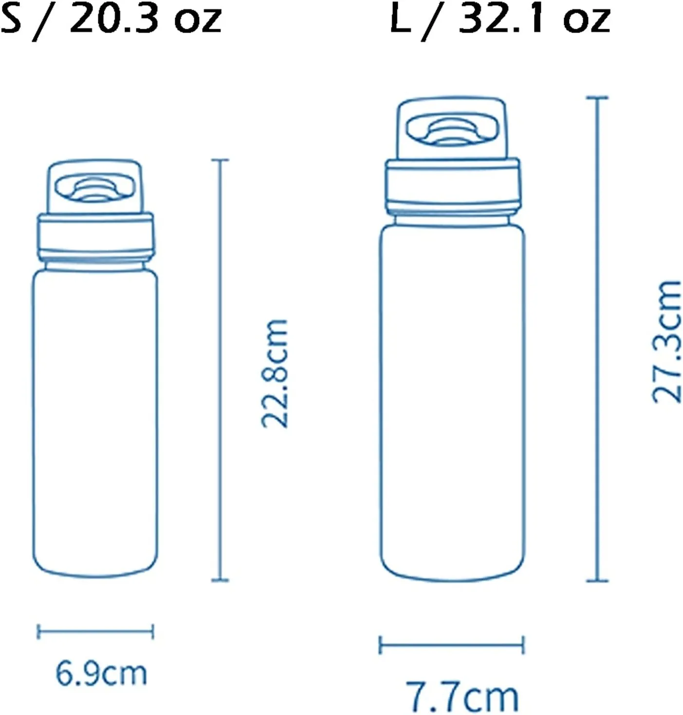 kettles Matte texture Plastic Water Bottle with Straw,Portable Sports Bottles BPA Free,Leakproof Cup Durable,for Fitness,Students Gift canteen(B,Small)