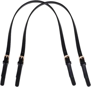 Khakho 30 inches Leather Purse Handles 2Pcs Purse Strap,Adjustable Leather Shoulder Strap,Replacement Straps for Handbags