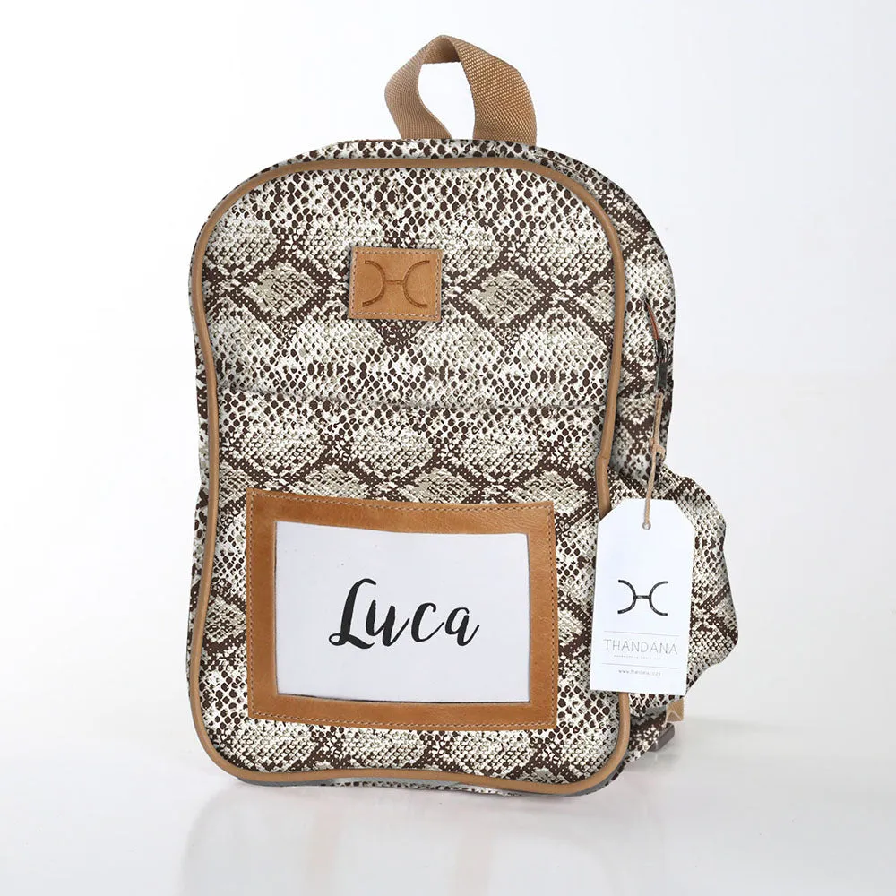 Kid's Backpack Laminated Fabric