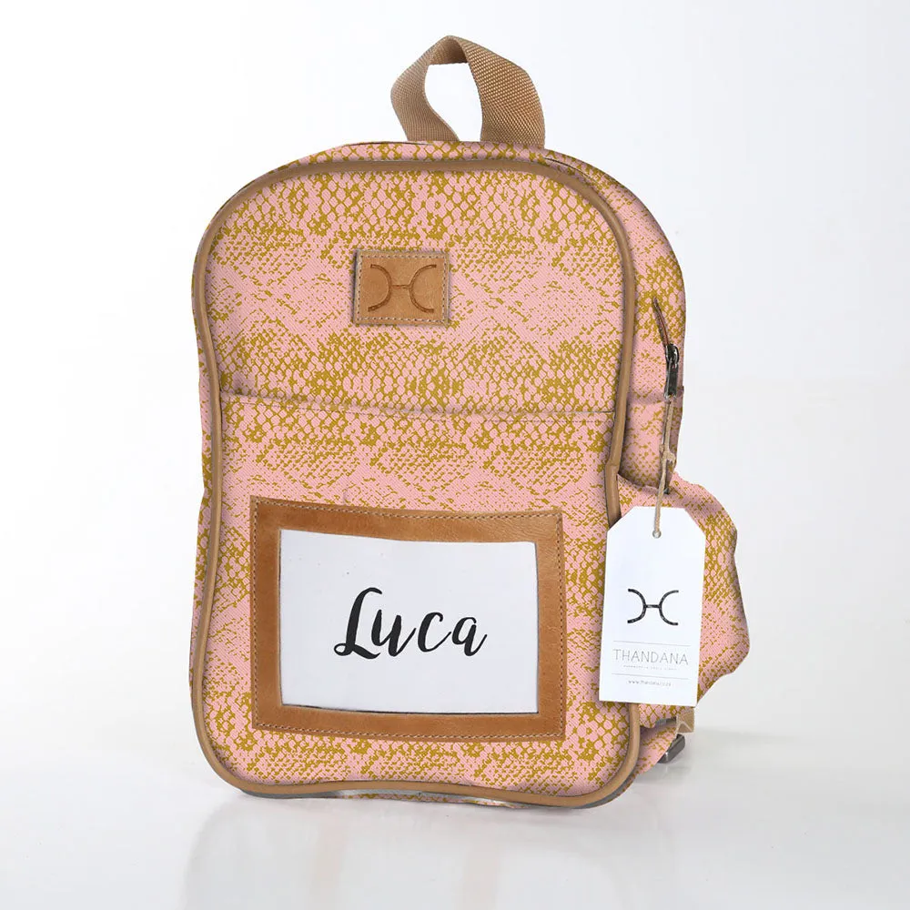 Kid's Backpack Laminated Fabric