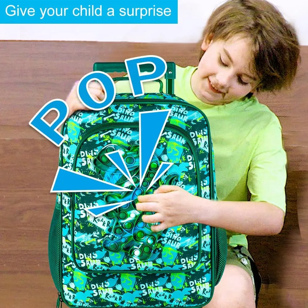 Kids Luggage for Boys and Girls, Toddler Rolling Travel Carry on Suitcase with Wheels…