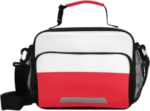 Kids Netherlands Flag Lunch Box Reusable Insulated School Lunch Bag Cooler Cooling Lunch Tote Bag for Boys,Girls,Travel